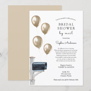 Bridal Long Distance Shower by Mail Invitation