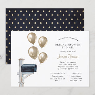 Bridal Long Distance Shower by Mail Invitation