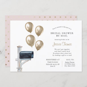 Bridal Long Distance Shower by Mail Invitation