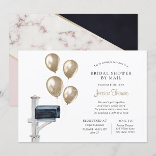Bridal Long Distance Shower by Mail Invitation
