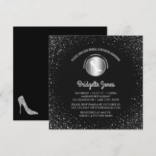 Bridal Luncheon High Heel Shoe Chic Bridal Shower Invitation