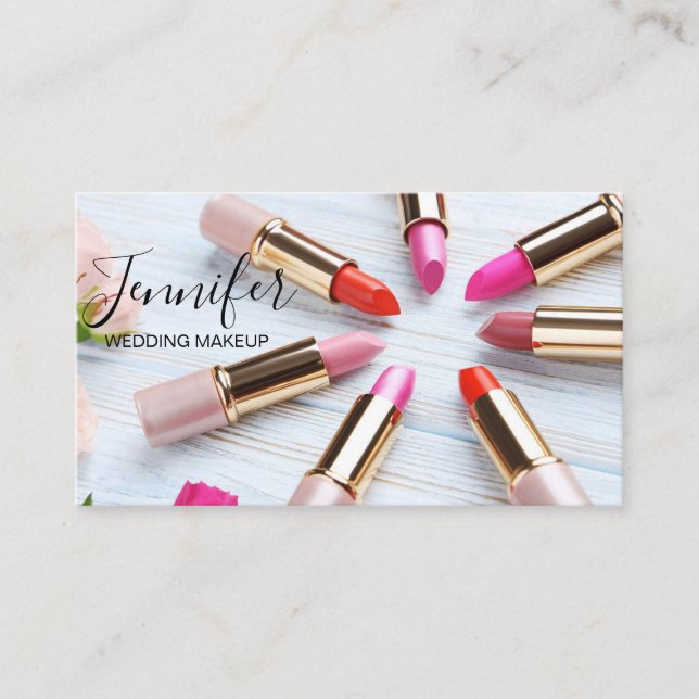 Bridal Makeup Business Card (Front)