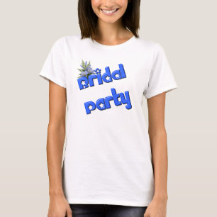 Bridal Party And Flower Bouquet T-Shirt