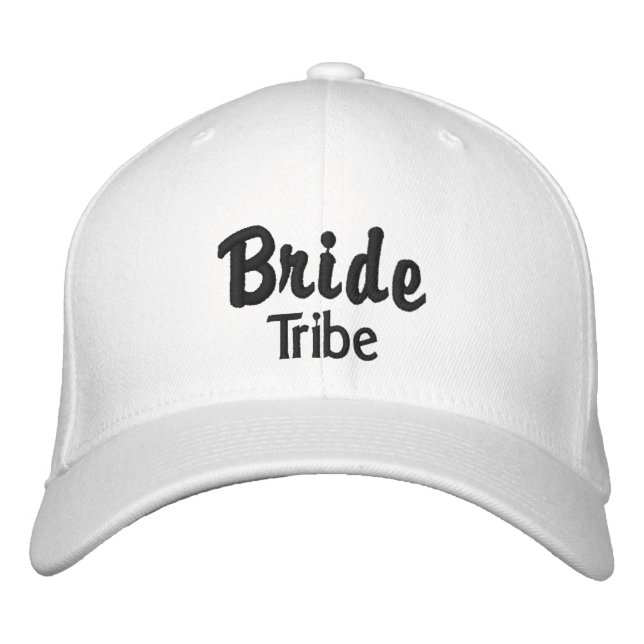Bridal party bachelorette bridesmaid custom trendy embroidered hat (Front)