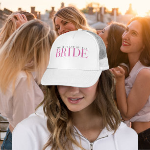 Bridal Party Bride Modern Bachelorette  Trucker Hat