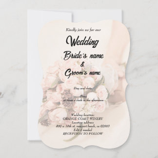 Bridal party celebration invitation