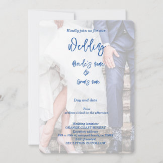 Bridal party celebration invitation