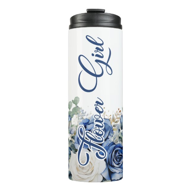 Bridal Party Flower Girl  Thermal Tumbler (Front)