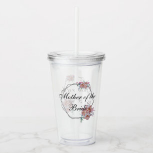Bridal Party Gift Customise Mother of the Bride Acrylic Tumbler