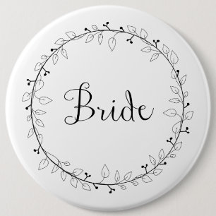 Bridal party identification Bride 6 Cm Round Badge