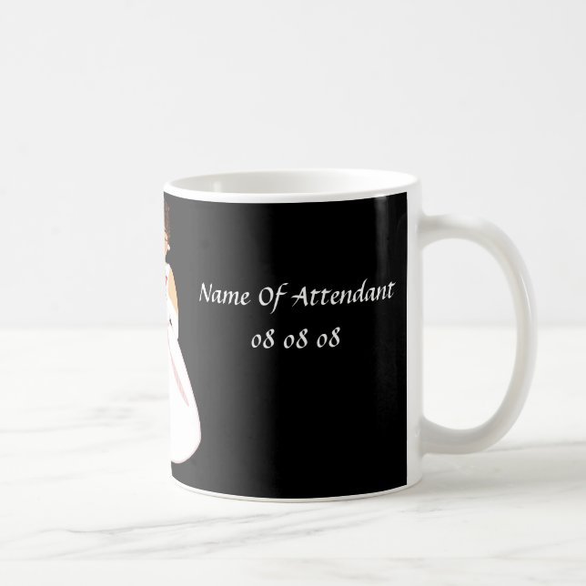 "Bridal Party III Attendant" - Customisable Mug (Right)