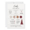Bridal Party Info Card, Bridesmaid Attire
