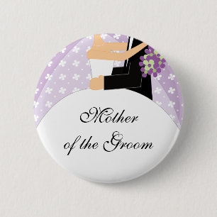 Bridal Party Mother of the Bride Button / Pin