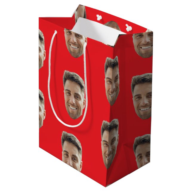 Bridal Party Photo Gift Bag (Back Angled)
