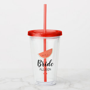 Bridal Party Watermelon Acrylic Tumbler