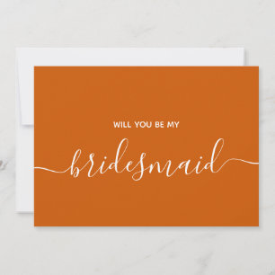 Bridal Party Will You Be My Bridesmaid Proposal Invitation