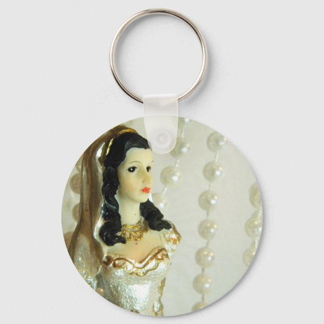 Bridal Pearls Key Ring (Front)