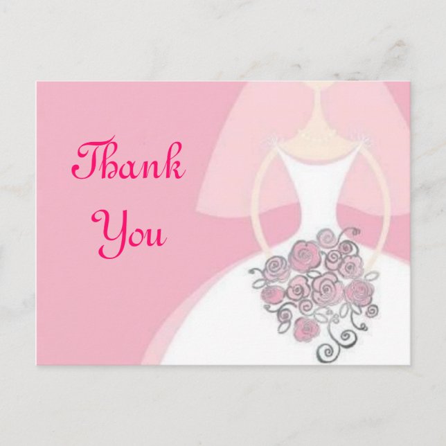 Bridal Postcard Thank You (Front)