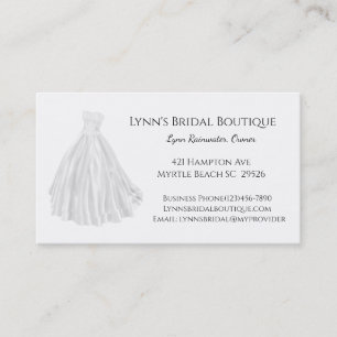 Bridal Shop Business Card