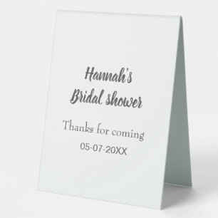 Bridal shower add name date year thanks for coming