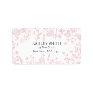 Bridal Shower Address Labels