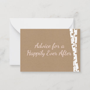 Bridal Shower Advice Cards