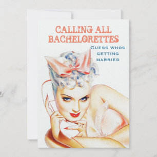 Bridal shower, bachelorette party invitation