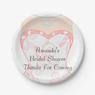 Bridal Shower, bachelorette party Paper Plate