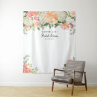 Bridal Shower Backdrop - Photo Booth Pretty Peach