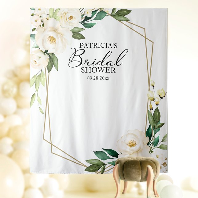 Bridal Shower Backdrop Photo Prop Greenery Tapestry (Creator Uploaded)