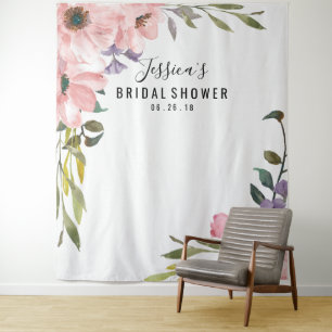 Bridal Shower Backdrop - Photo Prop - Photo Booth Tapestry