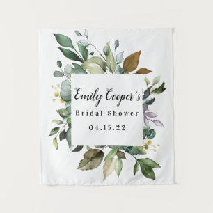 Bridal Shower Banner Fabric Sign Tapestry
