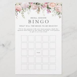 Bridal Shower Bingo Game