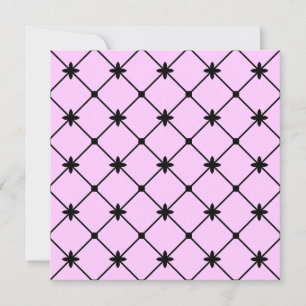Bridal Shower Black Crosses Custom Invitations
