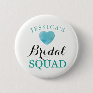 Bridal Shower Bride Badge Bachelorette Bride Squad