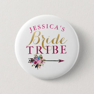 Bridal Shower Bride Badges Bachelorette Tribe Pins