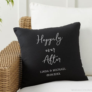 bridal shower, bride groom, happily ever after, cushion