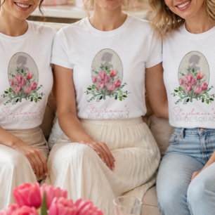 Bridal Shower Bride Squad Personalised T-Shirt