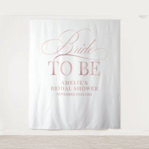 Bridal shower Bride to Be backdrop Tapestry