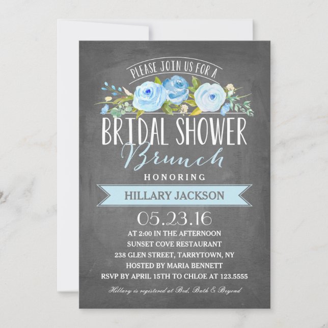 Bridal Shower Brunch | Bridal Shower Invitation (Front)