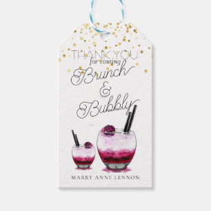 Bridal Shower Brunch Gift Tags