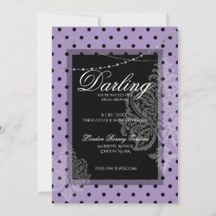 Bridal shower brunch with the bride  invitation