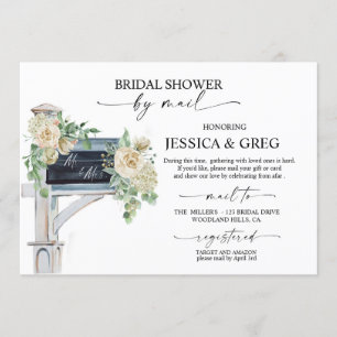 Bridal shower by mail, long distance, Bridal,  Invitation