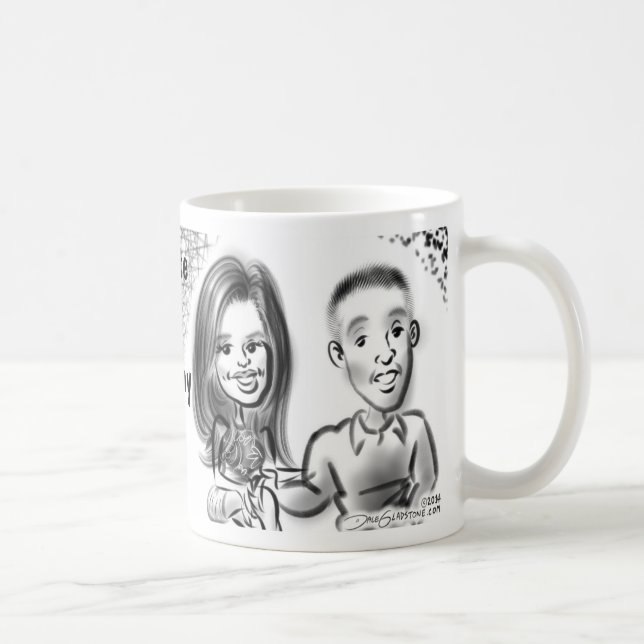Bridal Shower Caricatures Mug 2014a (Right)