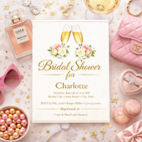Bridal Shower Champagne and Roses 