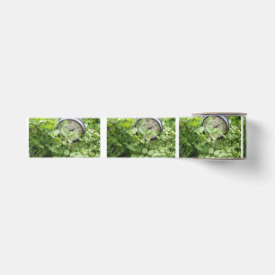 Bridal Shower Clock Greenery Photo Satin Ribbon