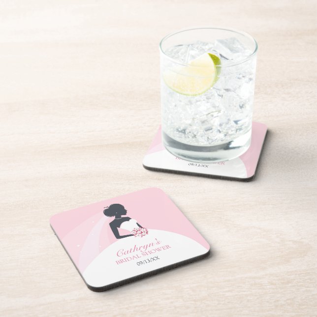 Bridal Shower Coasters (set of 4) (Right Side)
