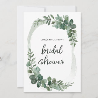 Bridal Shower Congratulations Card 