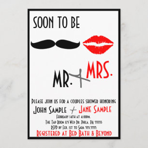 Bridal Shower Couples Invitation