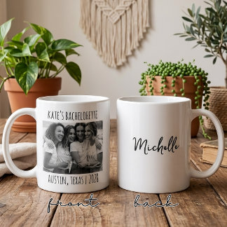 Bridal Shower | Custom Photo Bachelorette Party Coffee Mug